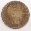1895 Barber Quarter, Fair Circulated Coin, Store