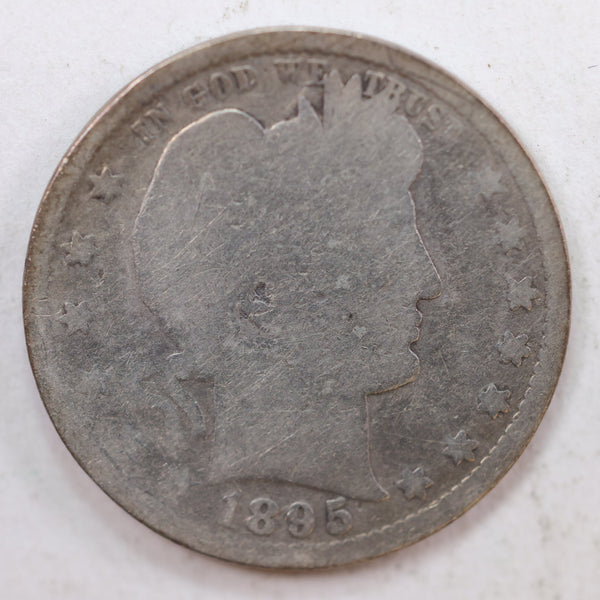 1895 Barber Quarter, Fair Circulated Coin, Store #QR827