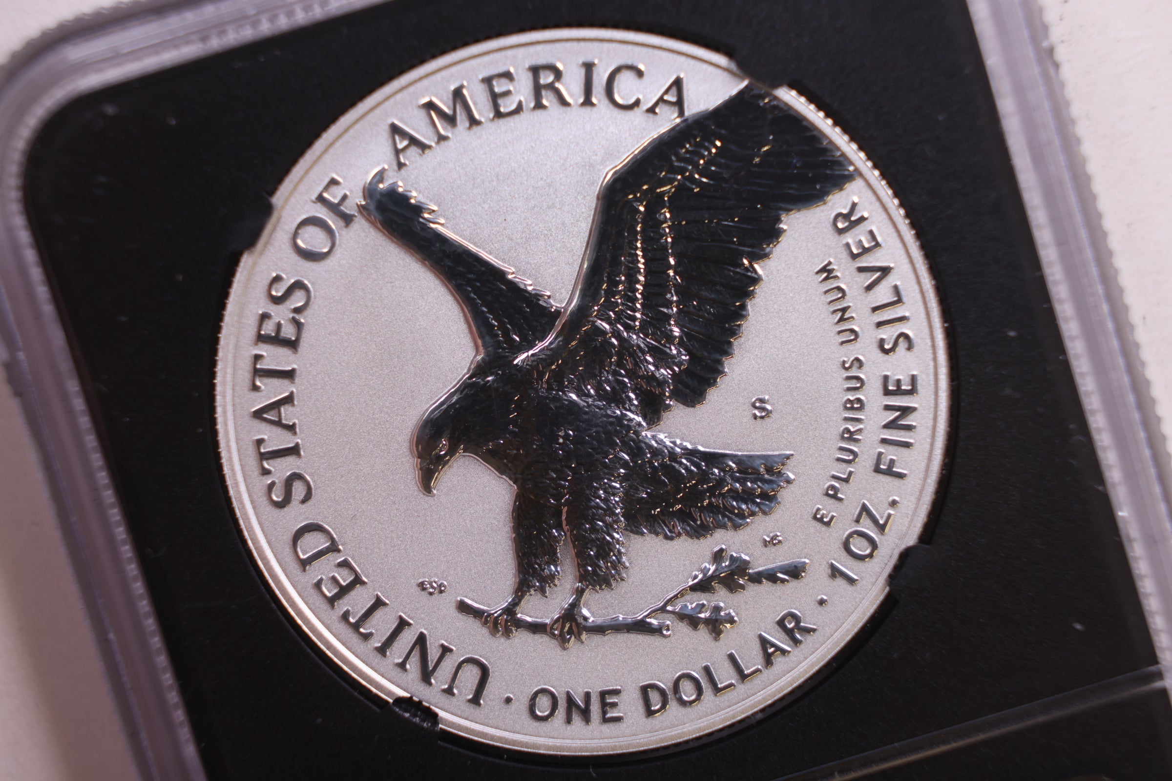 2021-S Reverse Proof Silver Eagle, Design Set, NGC Graded PF-70, Store #AE0172