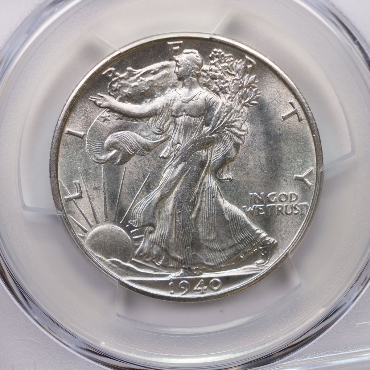 1940-S Walking Liberty Silver Half Dollar, PCGS Graded MS-64, Uncirculated. #HR239.