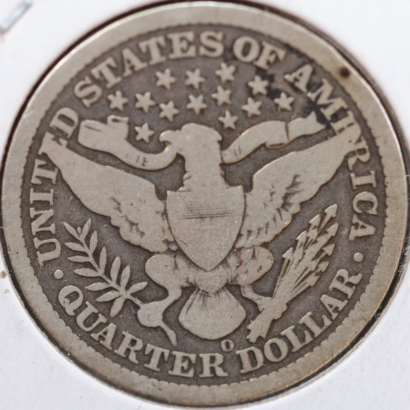 1895-O Barber Quarter, Good Circulated Coin, Store