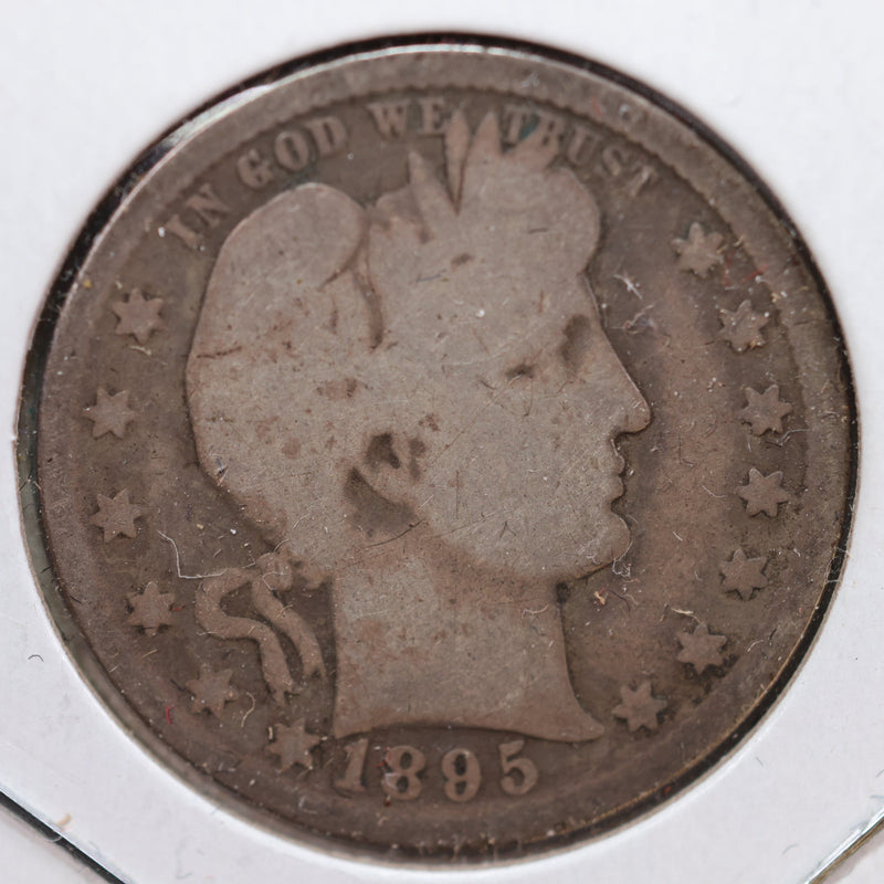 1895-O Barber Quarter, About Good Circulated Coin, Store