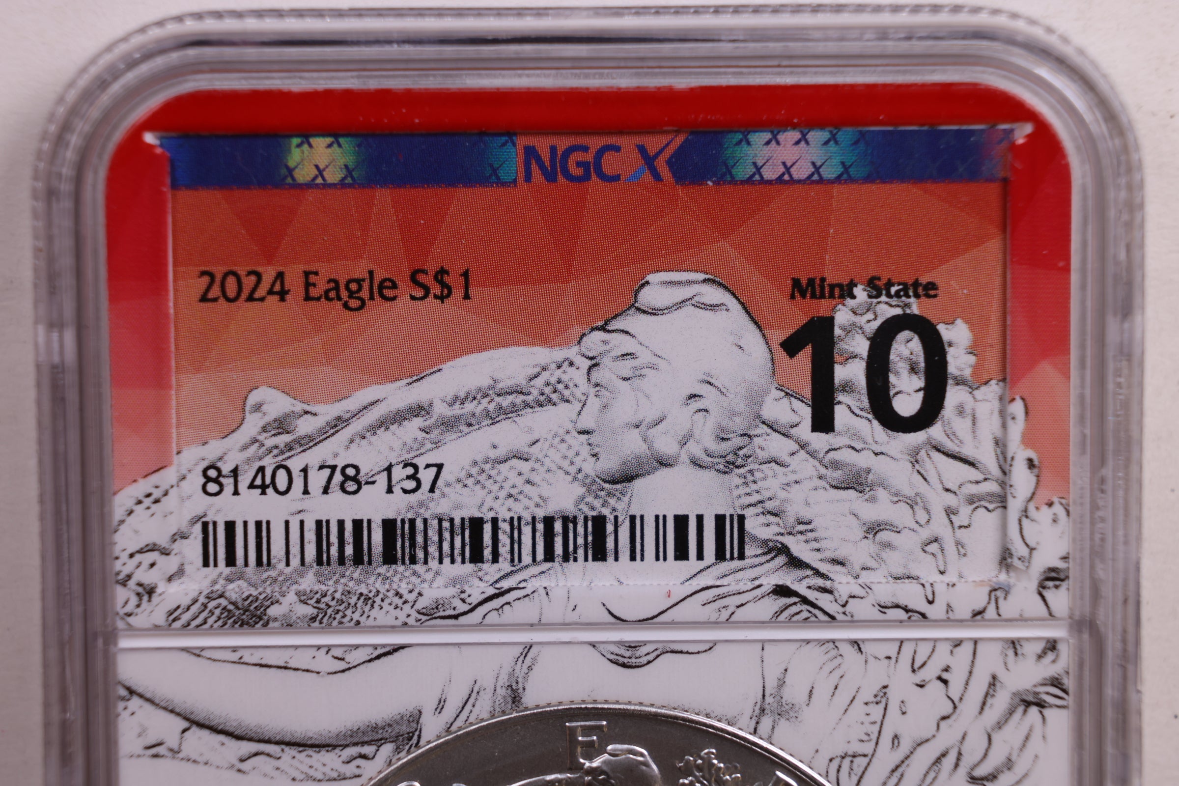 2024 American Silver Eagle, New Generation NGC MS-10, Store #AE0175