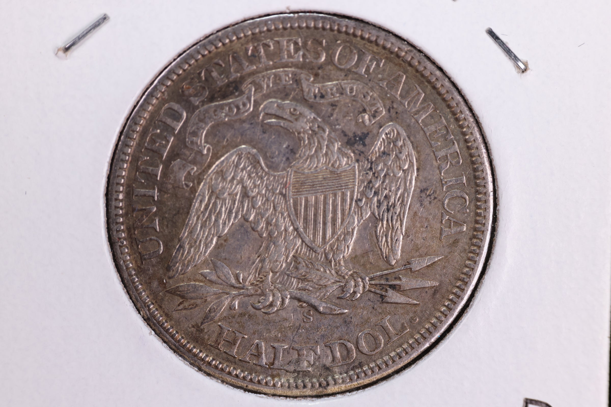 1869-S Liberty Seated Half Dollar, Affordable Circulated Coin. Store Sale #23080960