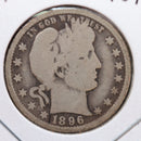 1896-O Barber Quarter, Good Circulated Coin, Store