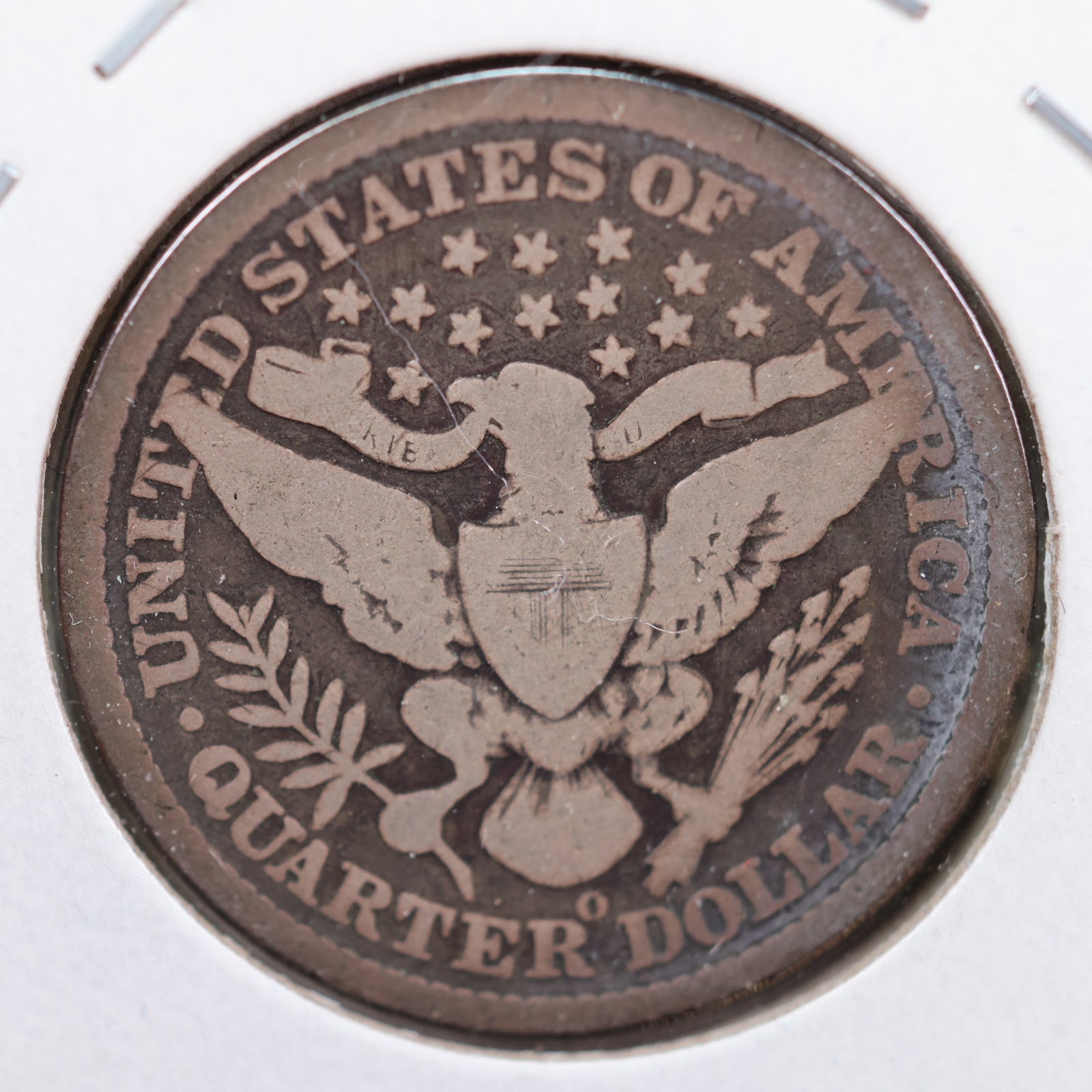 1896-O Barber Quarter, Good Circulated Coin, Store #QR837