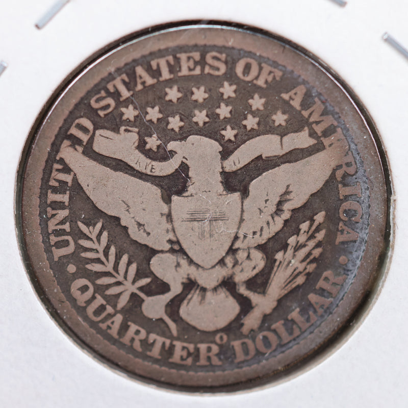 1896-O Barber Quarter, Good Circulated Coin, Store