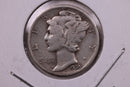 1930 Mercury Silver Dime., Very Fine., Store