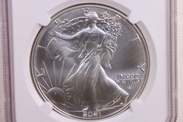 2021 American Silver Eagle, NGC CERTIFIED MS-70, Store SALE #AE0178.