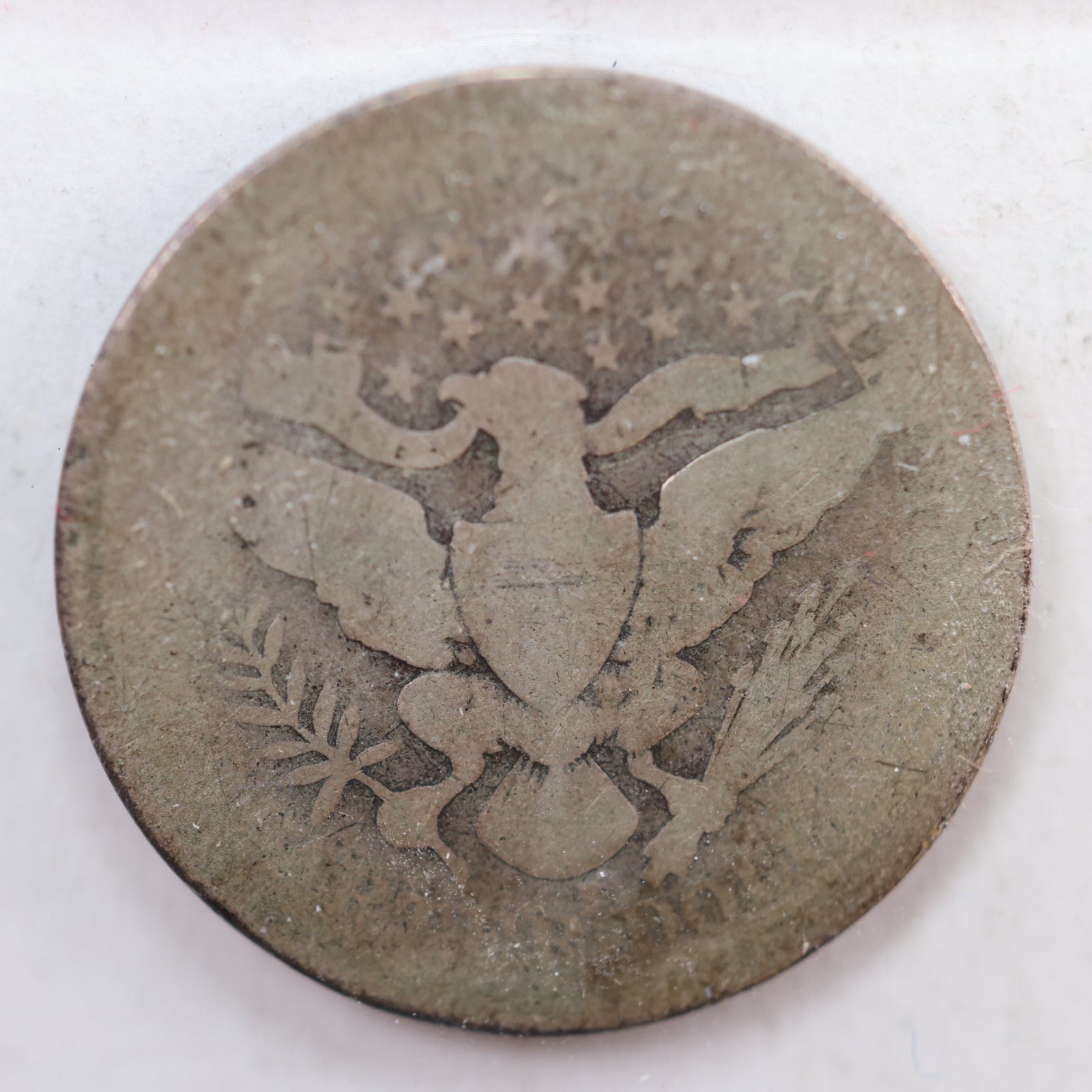 1896-S Barber Quarter, "KEY DATE". Fair Circulated Coin, Store #QR838