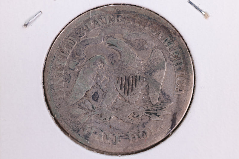 1875 Liberty Seated Half Dollar, Affordable Circulated Coin. Store Sale