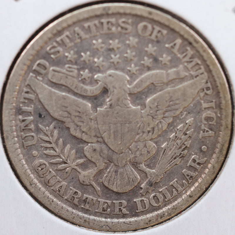 1897 Barber Quarter, Very Good+ Circulated Coin, Store