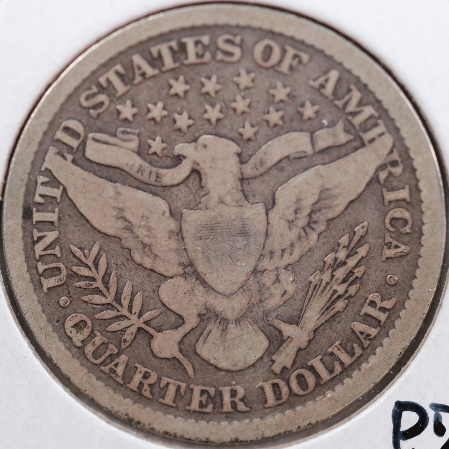 1897 Barber Quarter, Very Good Circulated Coin, Store #QR841