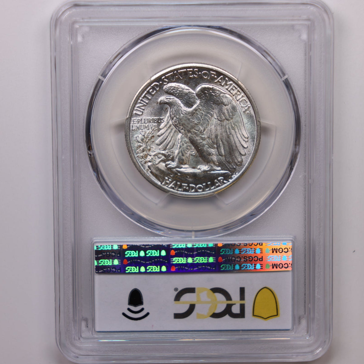 1945-D Walking Liberty Silver Half Dollar, PCGS Graded MS-64, Uncirculated. #HR277.