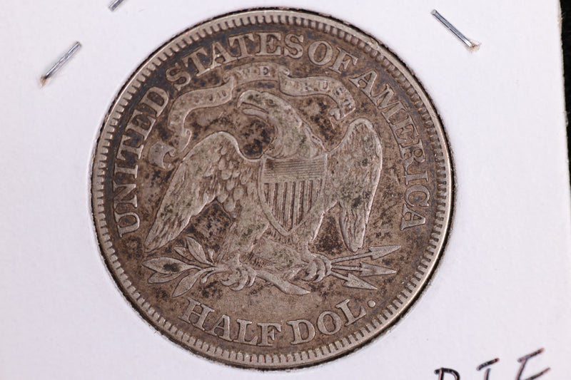 1876 Liberty Seated Half Dollar, Affordable Circulated Coin. Store Sale