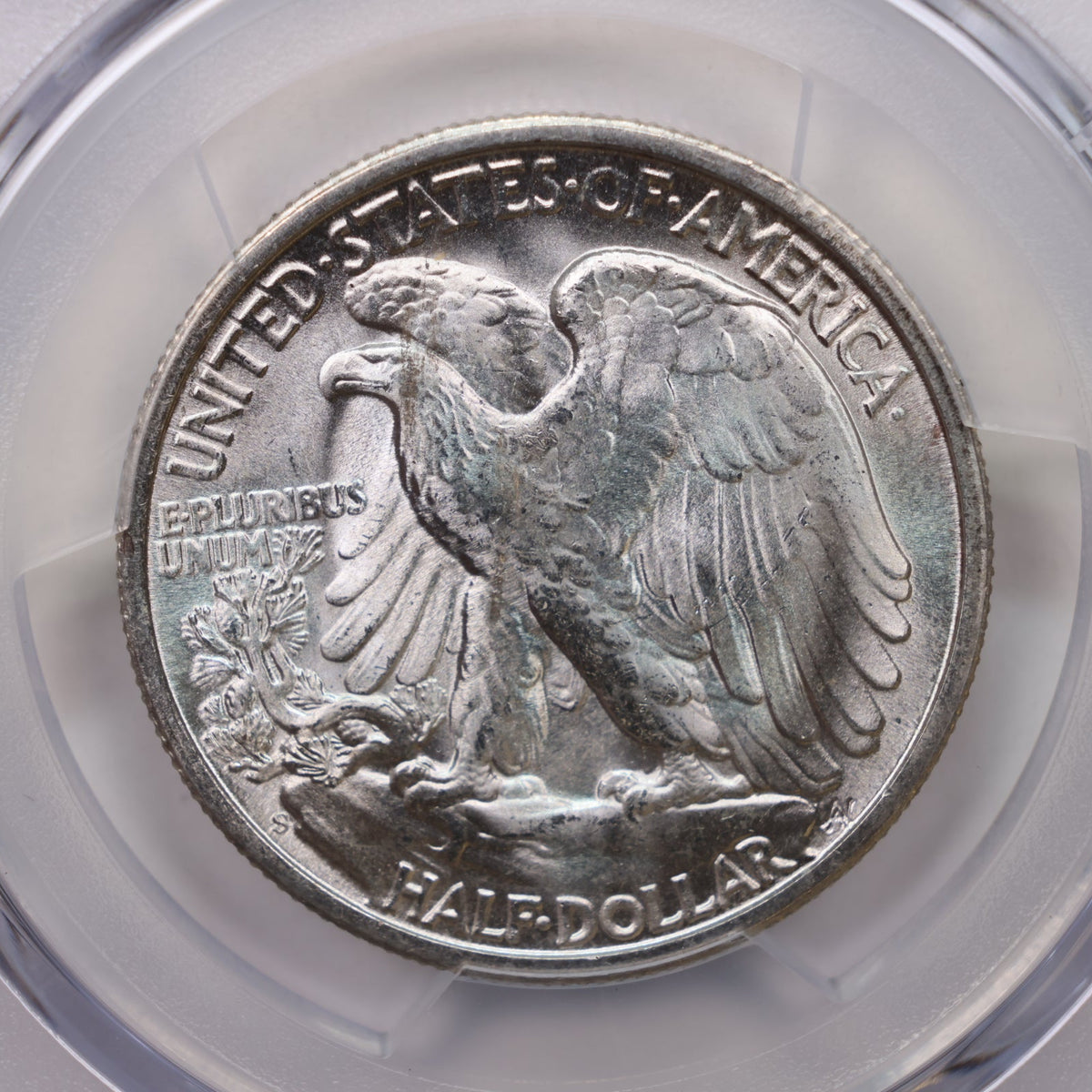 1946-S Walking Liberty Silver Half Dollar, PCGS Graded MS-66, Uncirculated. #HR303.