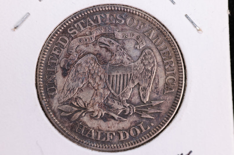 1879 Liberty Seated Half Dollar, Affordable Circulated Coin. Store Sale