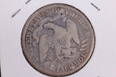 1880 Liberty Seated Half Dollar, Affordable Circulated Coin. Store Sale