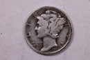 1931 Mercury Silver Dime., Fine., Store