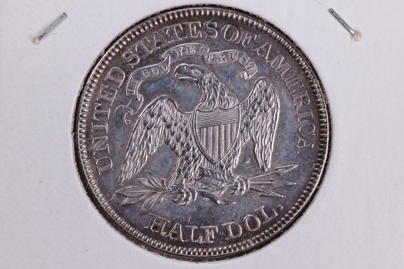 1884/84 Liberty Seated Half Dollar, Affordable Circulated Coin. Store Sale