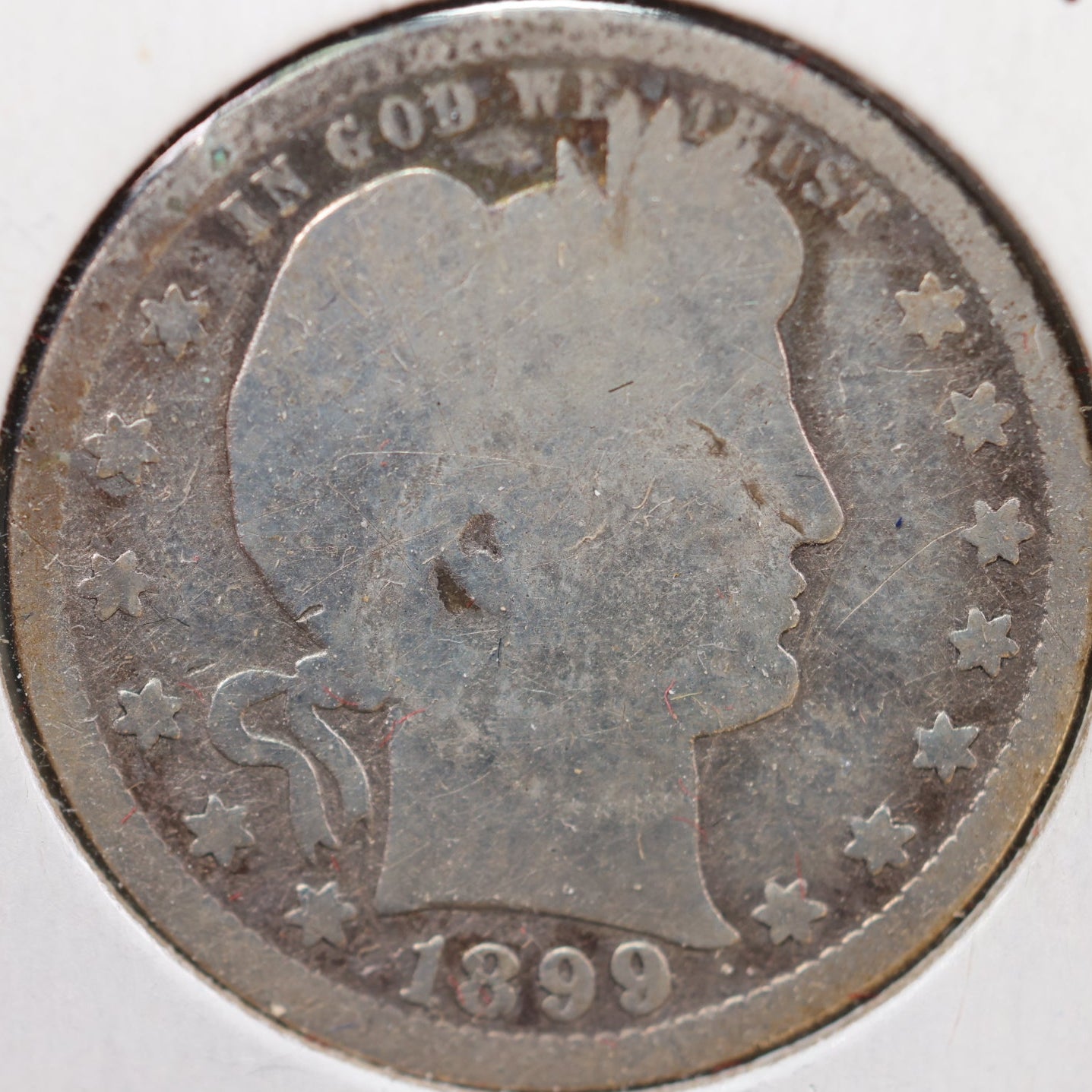 1899-O Barber Quarter, Fair Circulated Coin, Store #QR855
