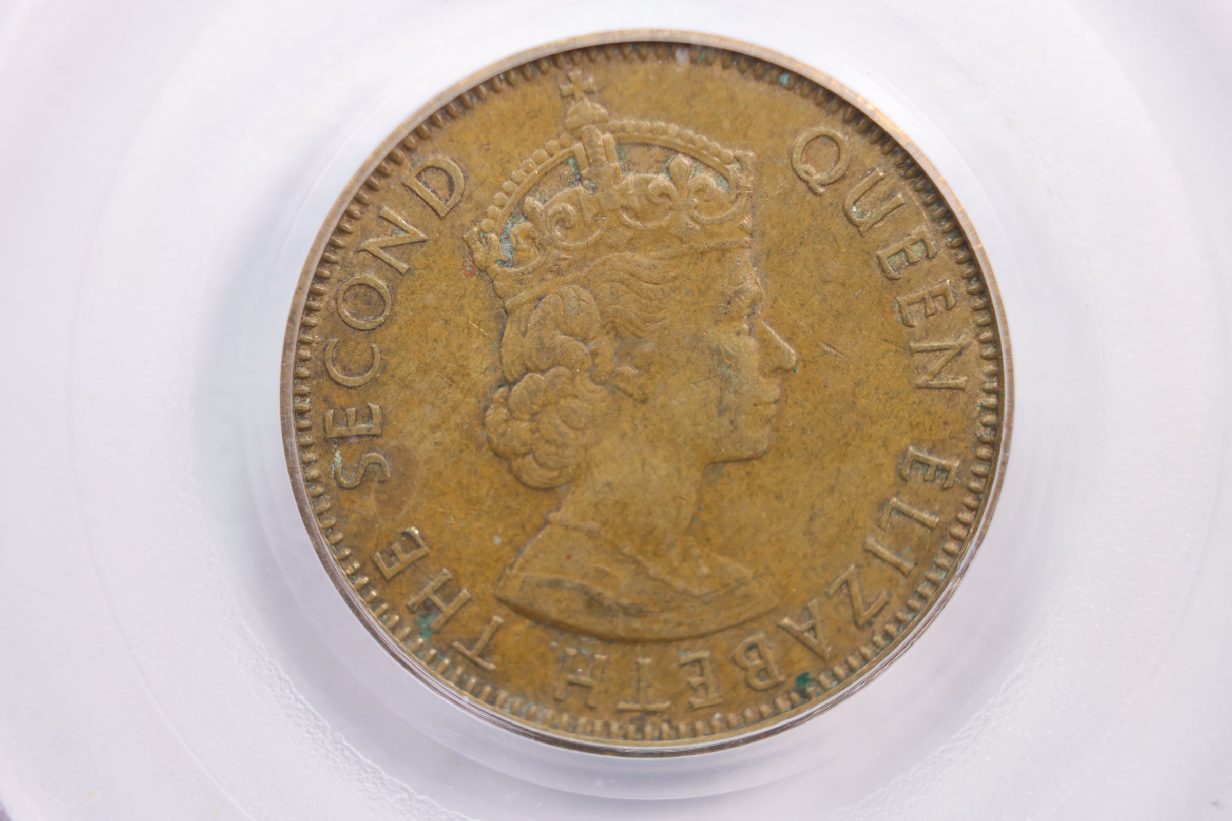 Jamaica 1/2 Penny, Recovered from WTC Ground Zero, PCGS Certified, Store #FN0001