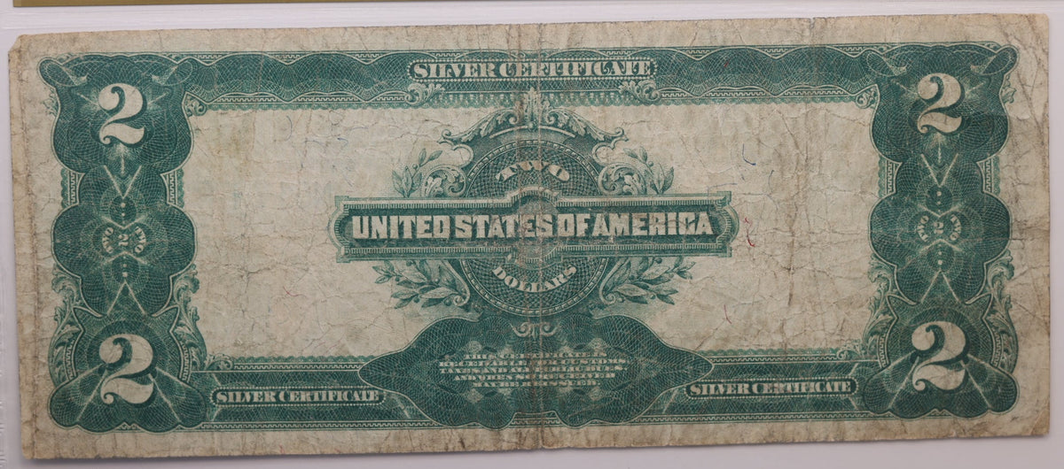 1899 $2 Silver Certificate, Fr#258 Mule, PCGS F-12, Circulated Note, Sale #GLSC006.