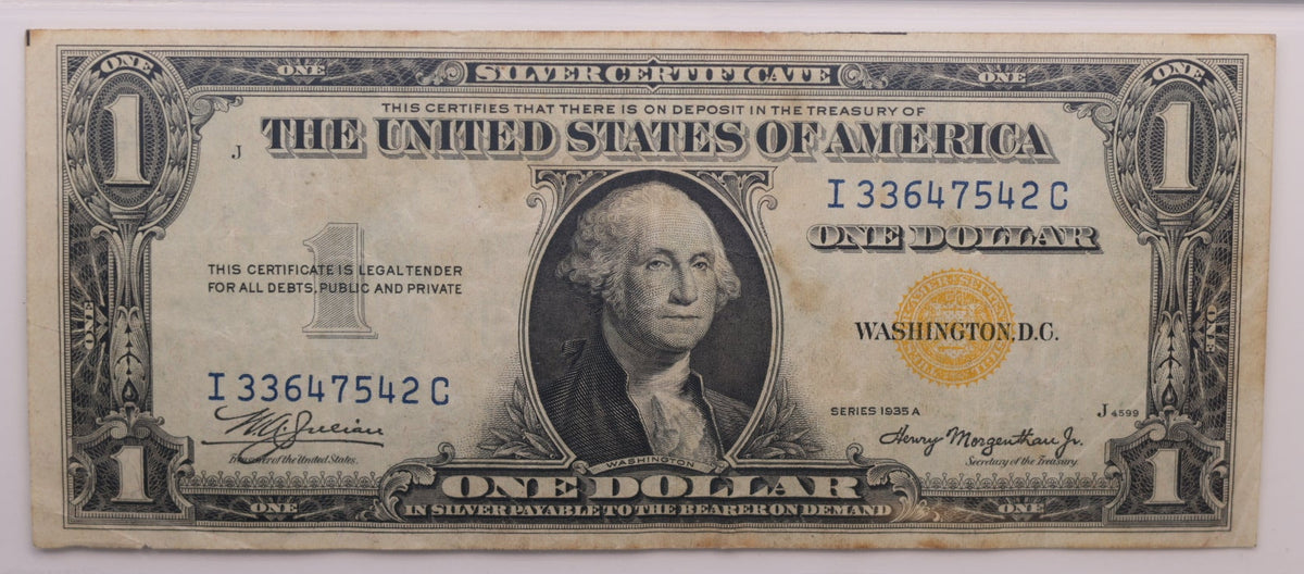 1935 A, $1 Silver Certificate, 'WW II - North Africa Issued', PCGS VF-25, Store #GSSC013.