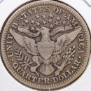 1901 Barber Quarter, Very Good+ Circulated Coin, Store