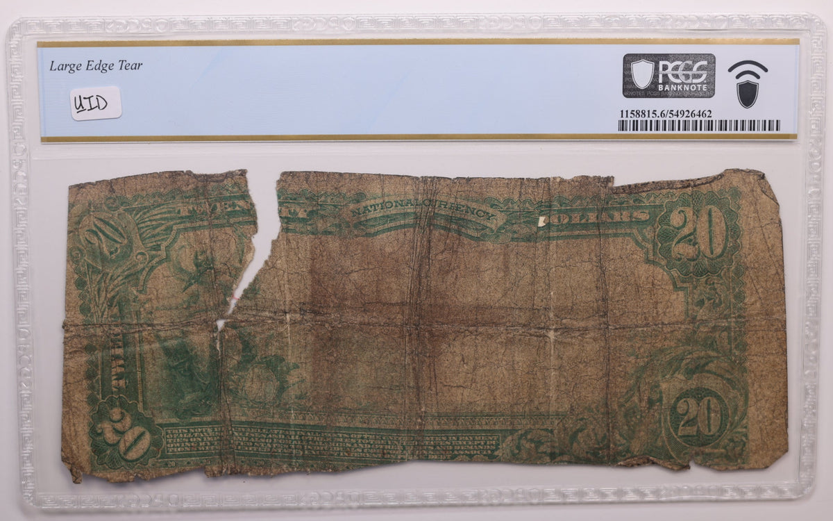 1902 $20 National Currency. Alexandria, Virginia.  PCGS Good-6, Store #NBN009.