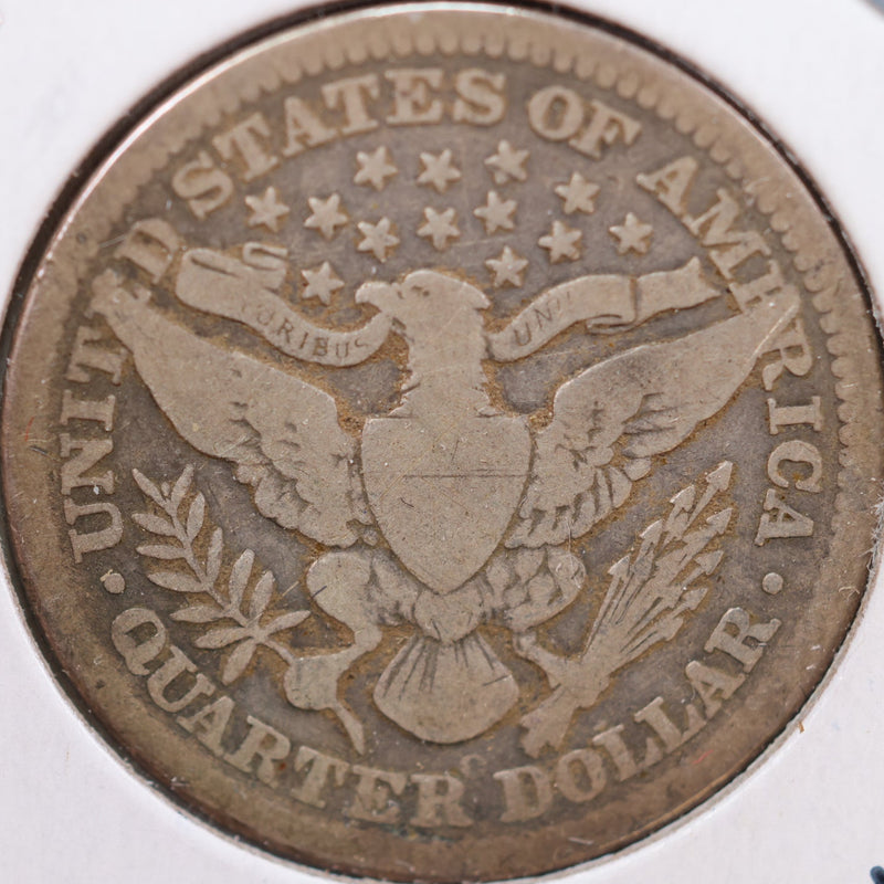1901-O Barber Quarter, Very Good Circulated Coin, Store