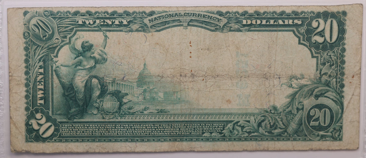 1902 $5 National Currency. CH# 6251, Tipton, Indiana.  PCGS Fine-12, Store #NBN018.