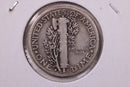 1931-S Mercury Silver Dime., Very Fine., Store