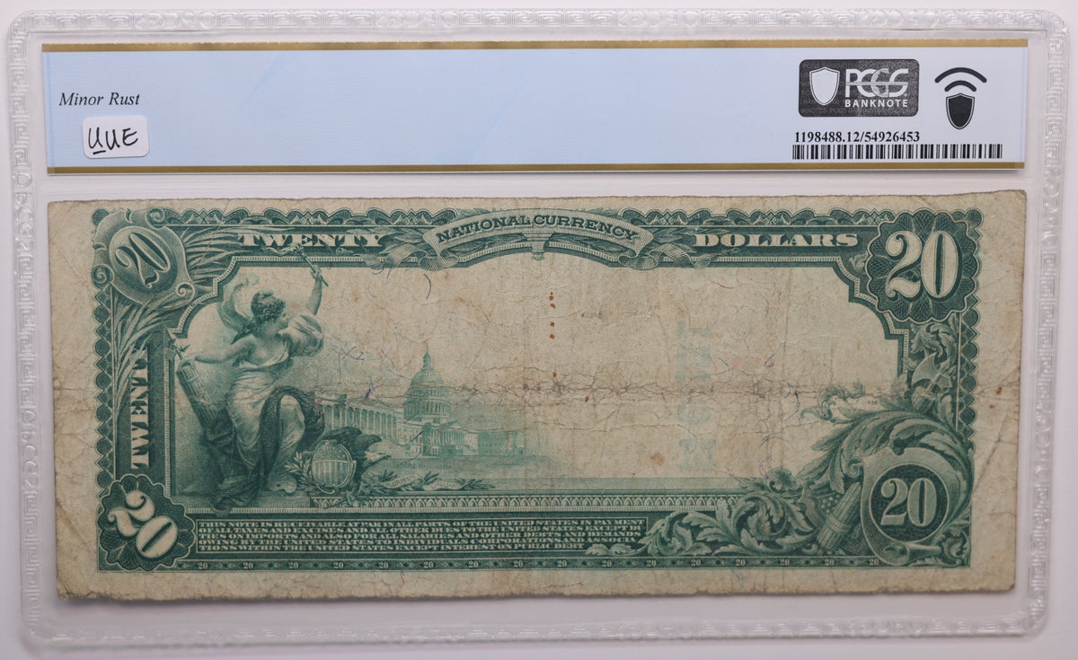 1902 $5 National Currency. CH# 6251, Tipton, Indiana.  PCGS Fine-12, Store #NBN018.