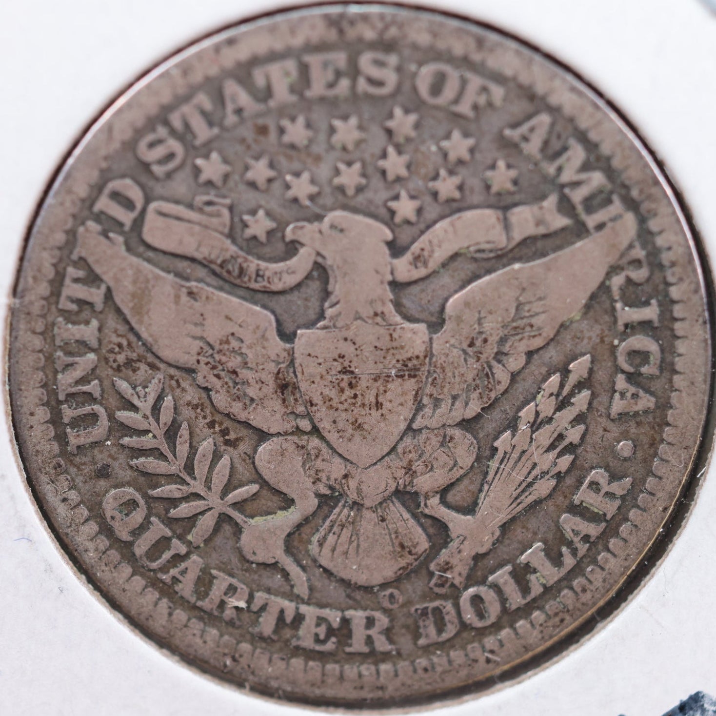 1903-O Barber Silver Quarter, Very Good+ Circulated Coin, Store #QR876