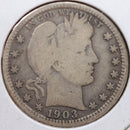 1903-O Barber Quarter, Good Circulated Coin, Store