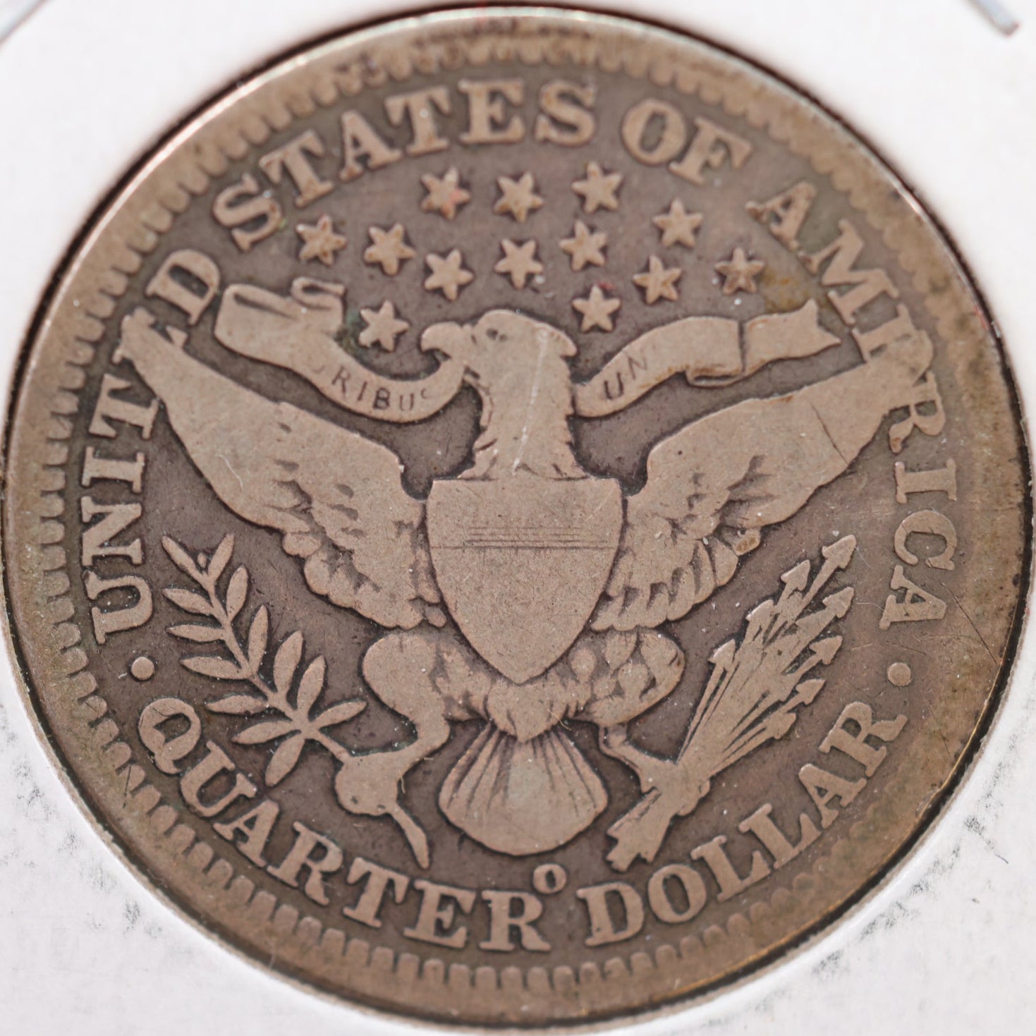 1905-O Barber Silver Quarter, Very Good Circulated Coin, Store #QR886