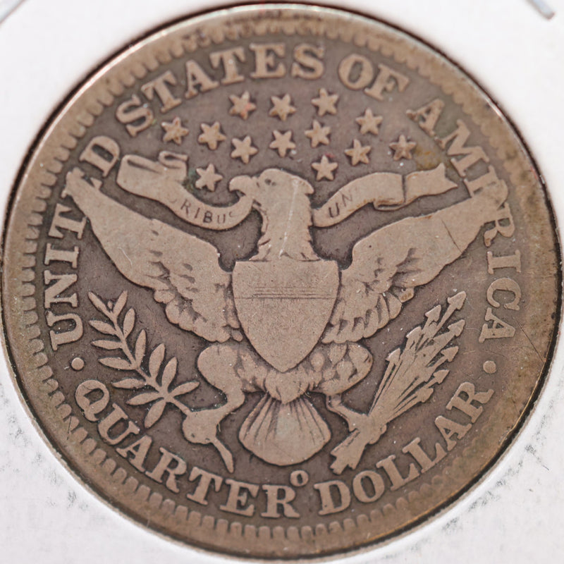 1905-O Barber Quarter, Good+ Circulated Coin, Store