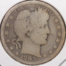 1905-O Barber Quarter, About Good Circulated Coin, Store