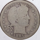 1905-S Barber Quarter, About Good Circulated Coin, Store