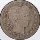 1906-D Barber Quarter, About Good Circulated Coin, Store