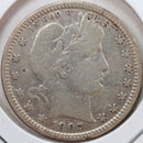 1907-D Barber Quarter, Very Good Circulated Coin, details, Store