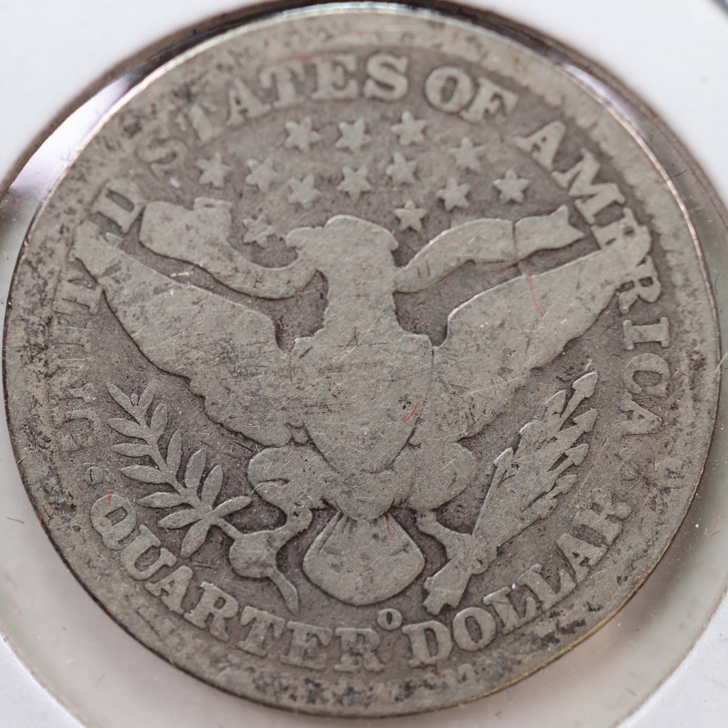 1907-O Barber Silver Quarter, Good+ Circulated Coin, Store #QR901