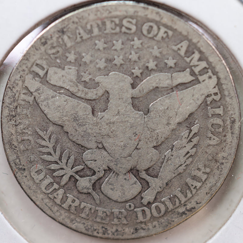 1907-O Barber Quarter, Good+ Circulated Coin, Store