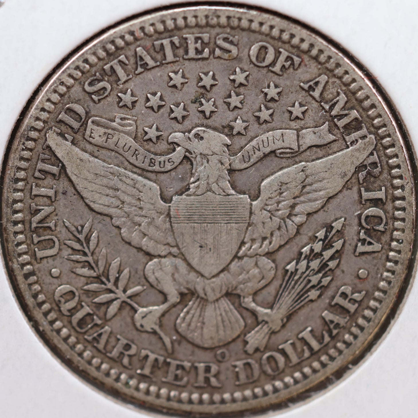 1908-O Barber Silver Quarter, Very Fine Circulated Coin, Store #QR904