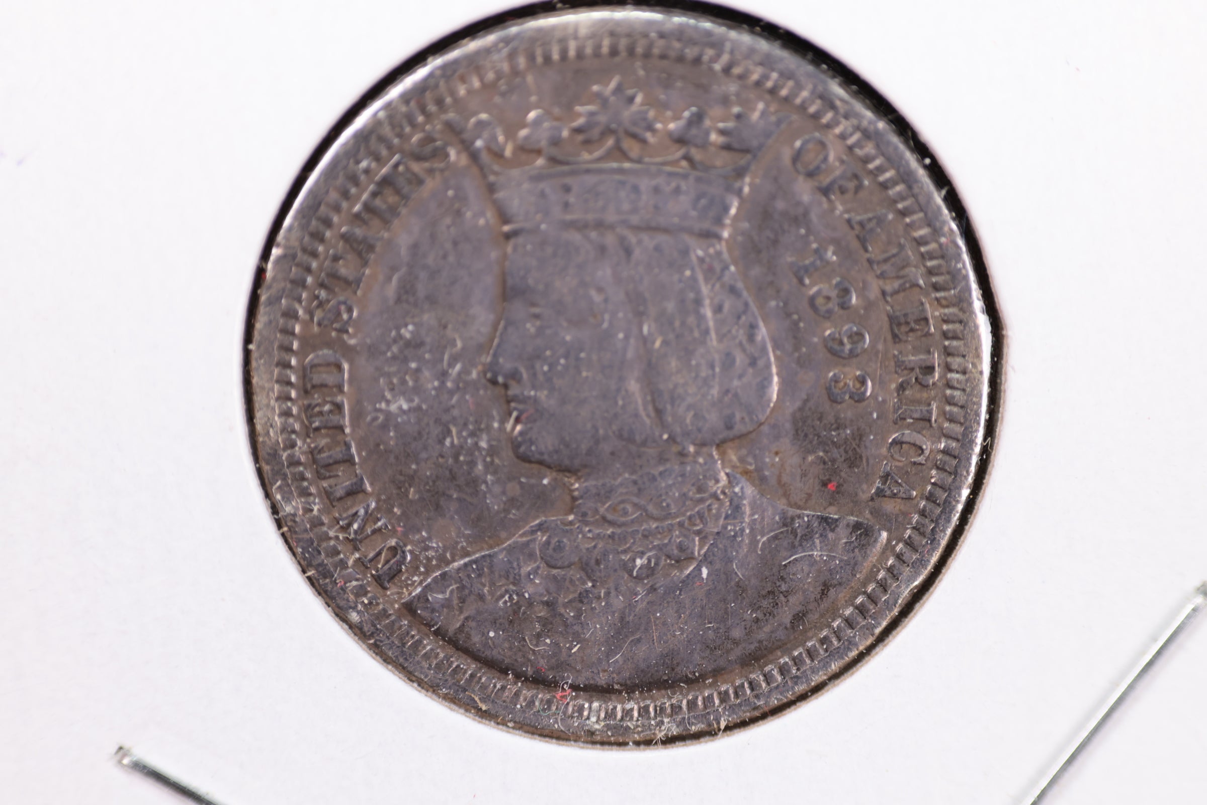 1893 Isabella Quarter, World's Columbian Exposition. Silver Commemorative. Store #23081950