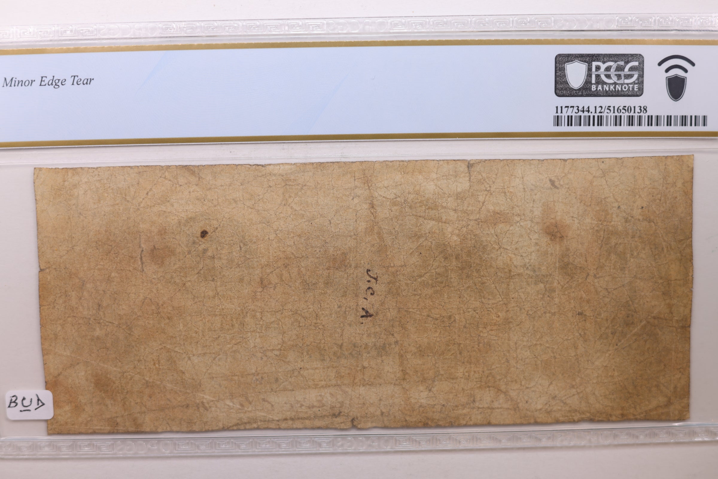 1836 $1, Boston, Massachusetts. Obsolete Currency, PCGS Fine-12, Store #GMA015.