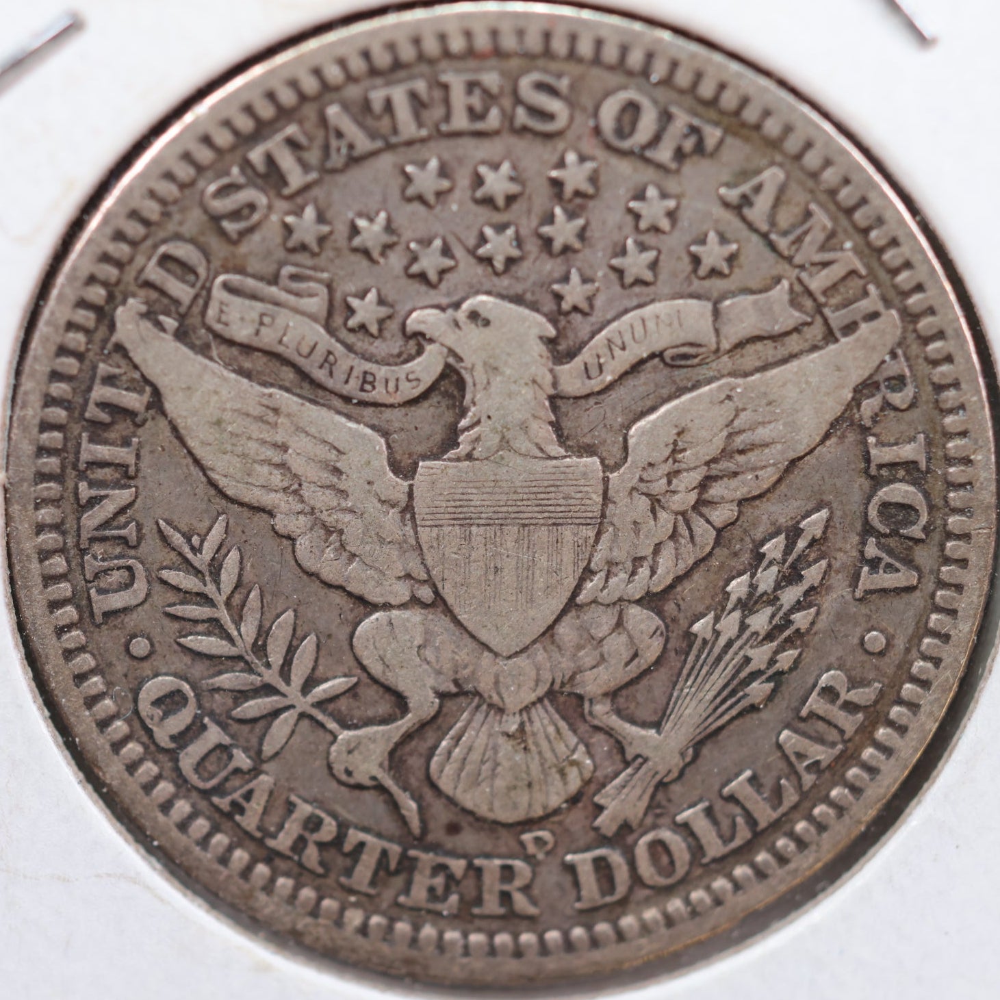 1908-D Barber Silver Quarter, Very Fine Circulated Coin, Store #QR906