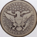 1909 Barber Quarter, Good+ Circulated Coin, Store