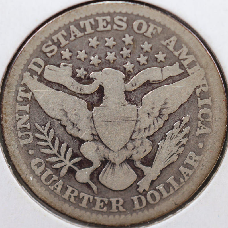 1909 Barber Quarter, Good+ Circulated Coin, Store